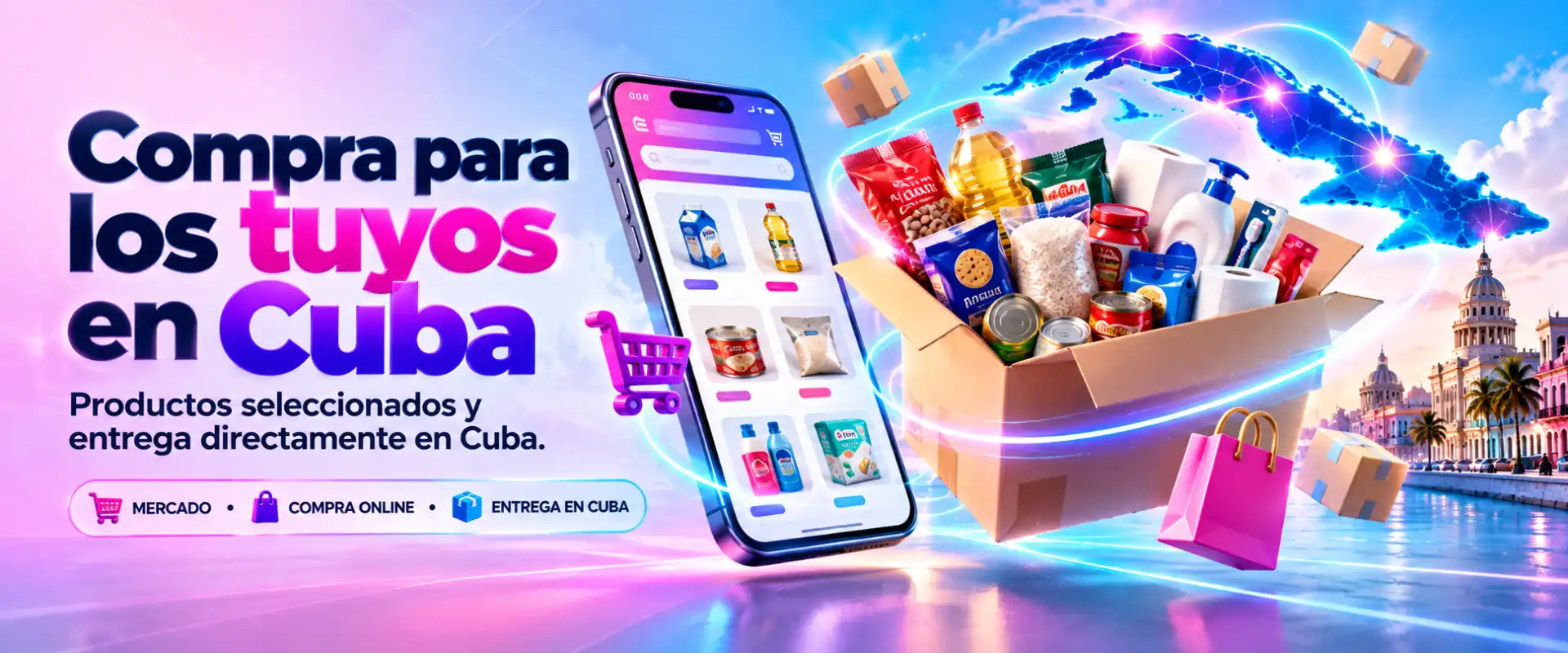 Compra para los tuyos en Cuba